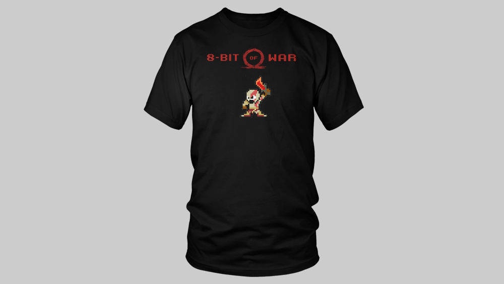 8-Bit Des Krieges. Unisex-T-Shirt.god Krieg Shirt.gamer Shirt.nerd Shirt.geek Shirt.gaming Shirt.video Spiel Shirt von DigitalCrack