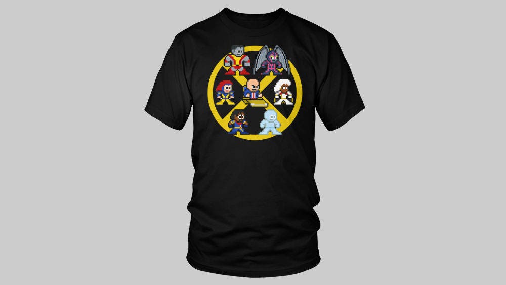 8-Bit-x-Men Shirt... Unisex T-Shirt.retro Shirt.marvel Shirt.x-Men Shirt.8-Bit Shirt.gamer Shirt.funny Shirt.nerd Shirt.geek Hemd von DigitalCrack