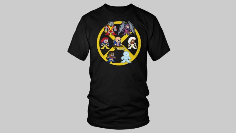8-Bit-x-Men Shirt... Unisex T-Shirt.retro Shirt.marvel Shirt.x-Men Shirt.8-Bit Shirt.gamer Shirt.funny Shirt.nerd Shirt.geek Hemd von DigitalCrack