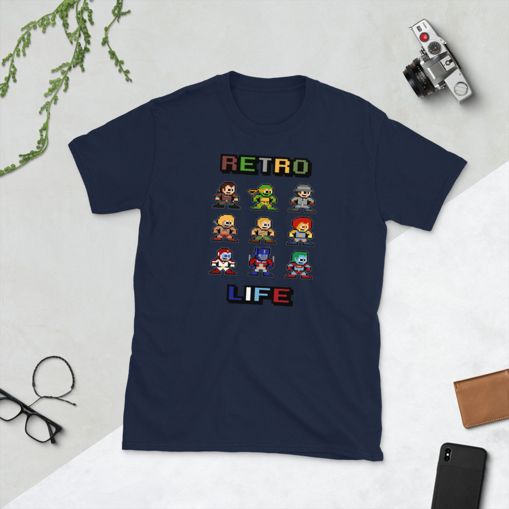 Retro-Leben-Shirt. Unisex T-Shirt. 80Er Jahre Hemden. Gamer Shirt.gaming Shirt.video Spiel Shirt.funny Shirt.geek Shirt.nerd Shirt von DigitalCrack
