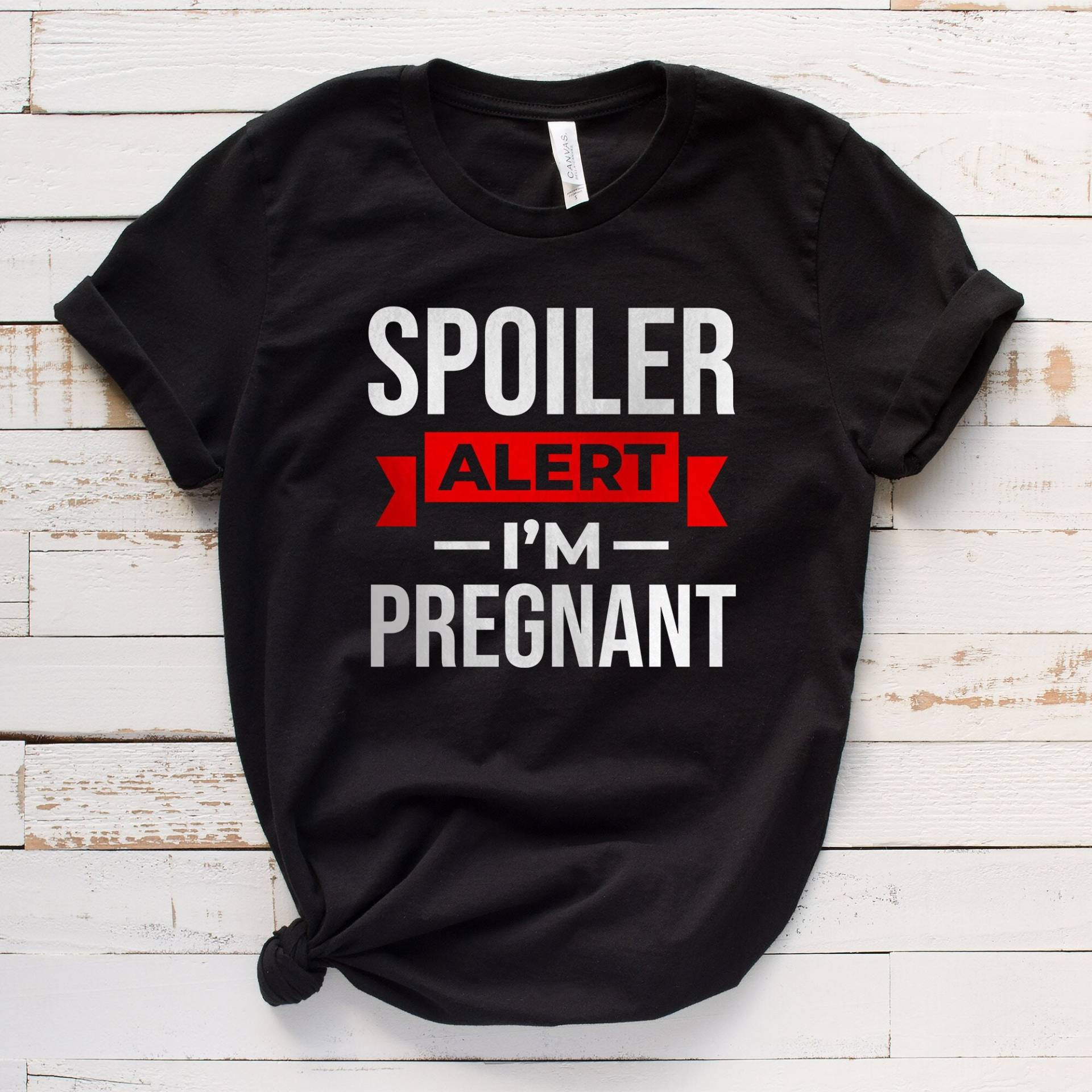 Spoiler Alarm Ich Bin Schwanger Shirt, Schwangerschaftansage Lustiges Mutterschafts-stil Schwangerschaft Geschenk, Neues Baby Geschenk Für Mutter von DigitalPrintApparel