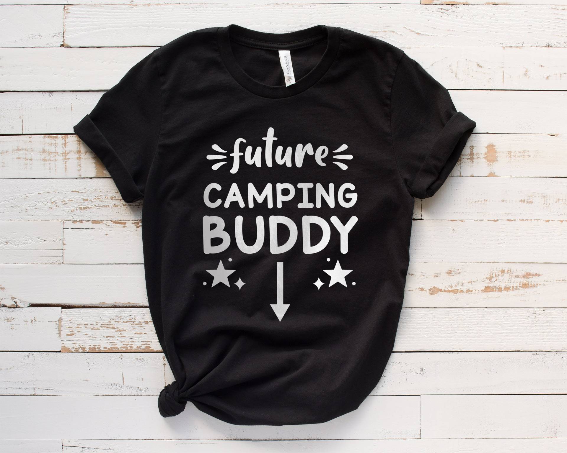 Zukunft Camping Buddy Schwangerschaft Shirt, Lustige Mutterschaft Stil Schwangerschaftansage Geschenk, Neues Baby Geschenk von DigitalPrintApparel