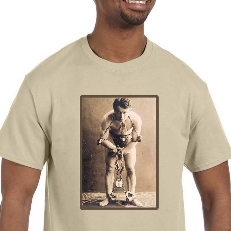 Harry Houdini T-Shirt Neu Wählen Sie Ihre Farbe Und Größe Zauberer-Entfesselungskünstler von DigitalStylistics