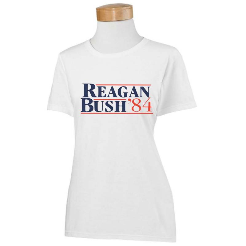 Reagan Bush "84 T-Shirt Damen Neu Wählen Sie Ihre Farbe Und Größe George Ronald von DigitalStylistics