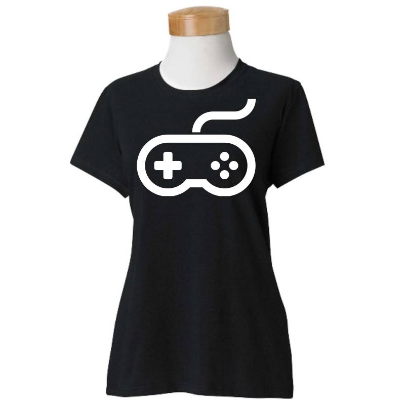 Retro Videospiel Controller T-Shirt Damen Neu Farbe & Größe Zur Auswahl von DigitalStylistics