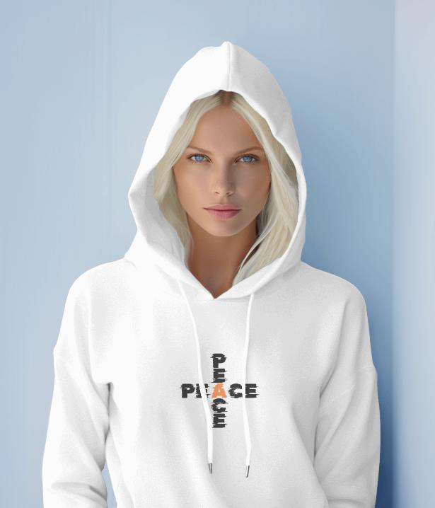 Inspirational Peace Sign Graphic Sweatshirt, Cute Positive Motivational Quotes Hoodie, Floral Love Hope Kindness Unisex Inspirational Peace Sign Graphic Sweatshirt, Cute Positive Motivational Quotes Hoodie, Floral Love Hope Kindness Unisex von DigitalsDrop