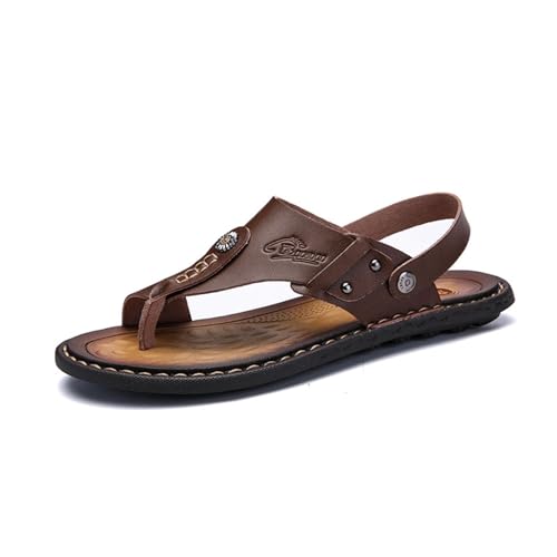 Bequeme Bunion Korrektor Sandalen Männer, Nicht-Slip-Männer-Sandalen Bunion Relief(Brown,44 EU) von Dihou88