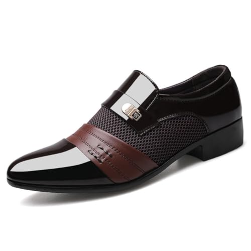 Dihou88 Atmungsaktive, lässige Herrenschuhe, leichte, rutschfeste Arbeitsschuhe(Brown,41 EU) von Dihou88