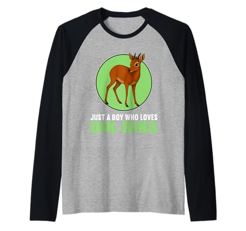 Herren Dikdiks Dikdik Raglan von Dikdiks Dikdik Tier Shop