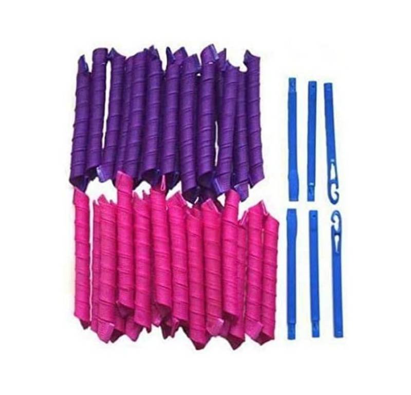 Dilara Lockenwickler 40 Stück Lockenwickler Curlformers Locken über Nacht ohne Hitze, Schlafen, stylen, strahlen – Traumlocken, ganz ohne Hitzeschäden von Dilara