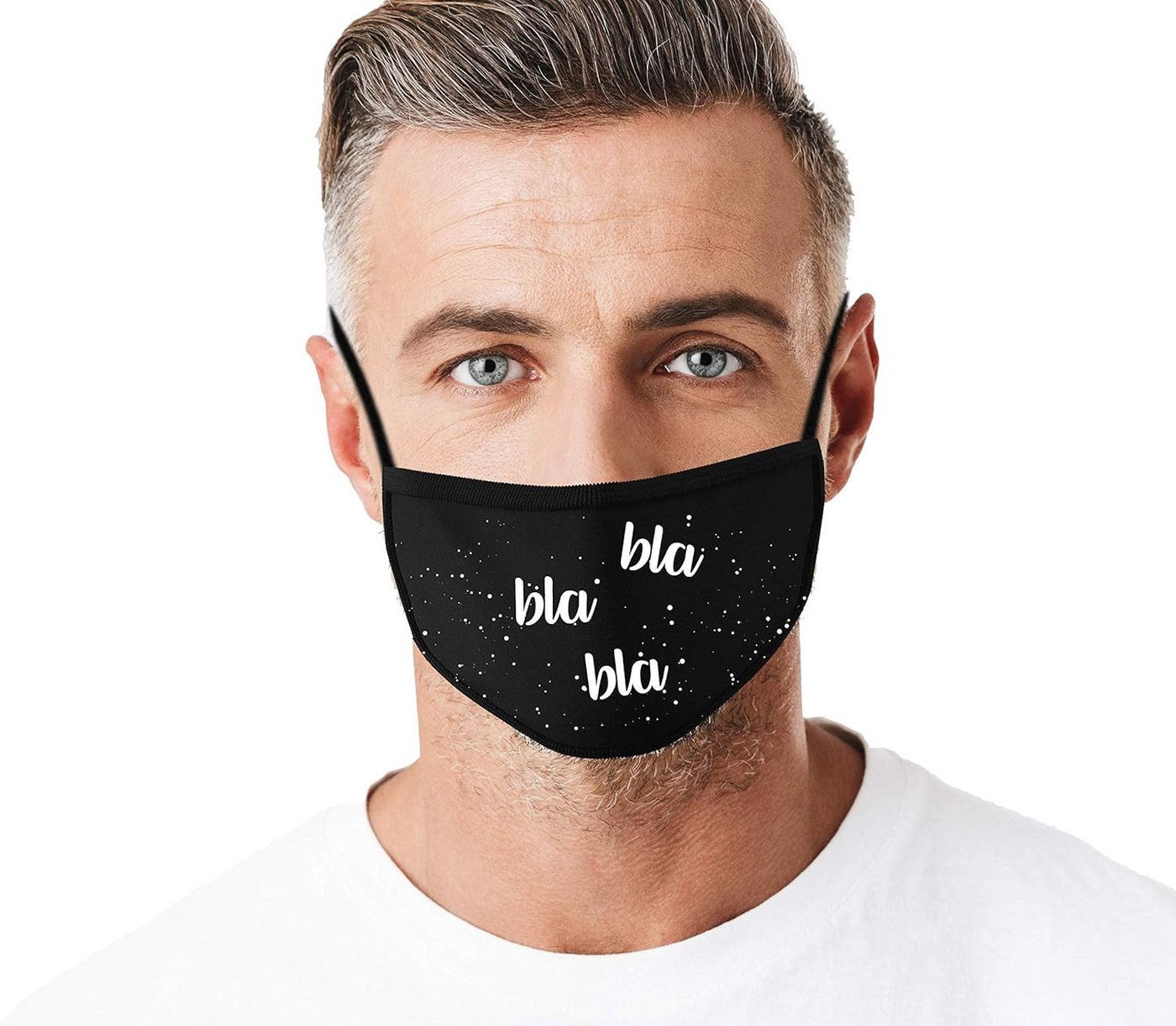 Dilara Mund-Nasen-Masken mit lustigen Sprüchen - Schwarze Gesicht Stoffmaske für Erwachsene, Waschbar, Atmungsaktiv & Wiederverwendbar von Dilara