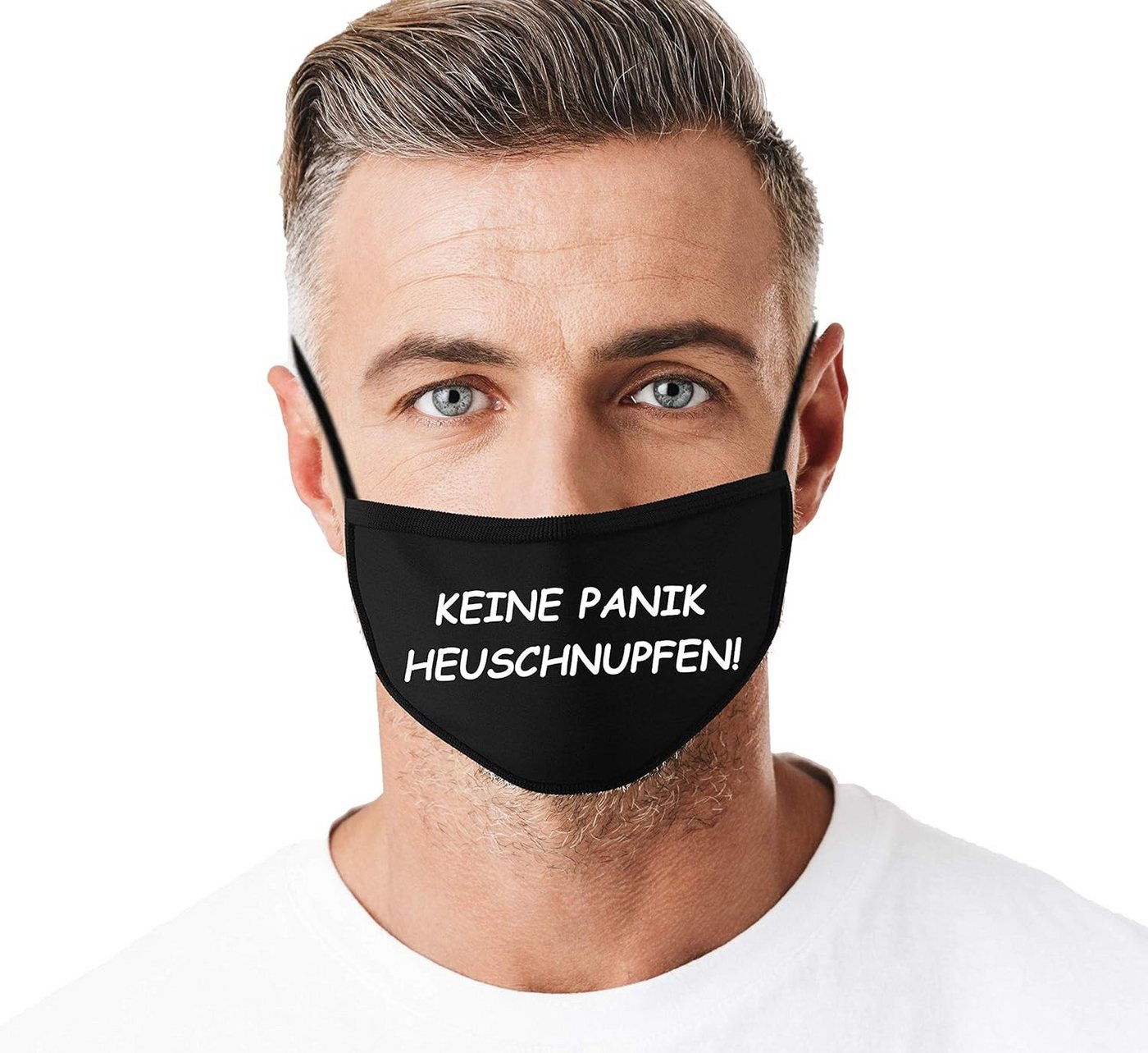 Dilara Mund-Nasen-Masken mit lustigen Sprüchen - Schwarze Gesicht Stoffmaske für Erwachsene, Waschbar, Atmungsaktiv & Wiederverwendbar von Dilara
