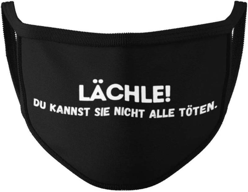 Dilara Mund-Nasen-Masken mit lustigen Sprüchen - Schwarze Gesicht Stoffmaske für Erwachsene, Waschbar, Atmungsaktiv & Wiederverwendbar von Dilara