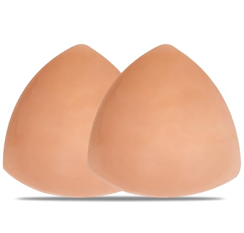 Dilara Selbstklebende Push-Up-Pads – Wiederverwendbare Silikoneinlagen für BH, Bikini und Badeanzug – Unsichtbare Nippelpads, wasserfest und hautfreundlich, für perfekten Halt und Volumen (Braun A/B) von Dilara