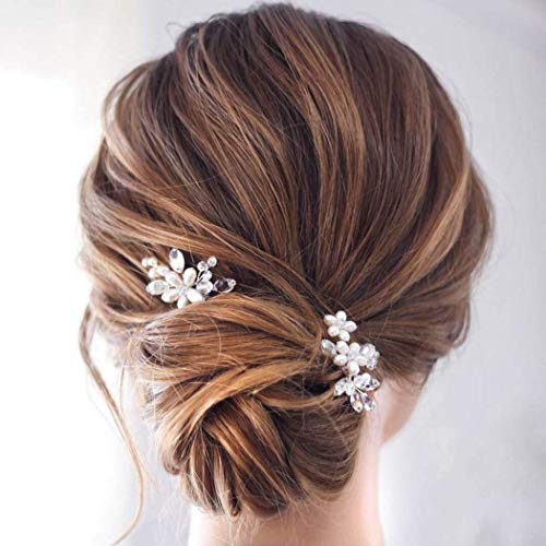 Haarschmuck Set für Damen Haarklammern aus hochwertigem Metall - Wunderschöne Frisuren für die Hochzeit oder einfach nur zum Ausgehen machen Haarspangen Haare (16 Stück) von Dilara