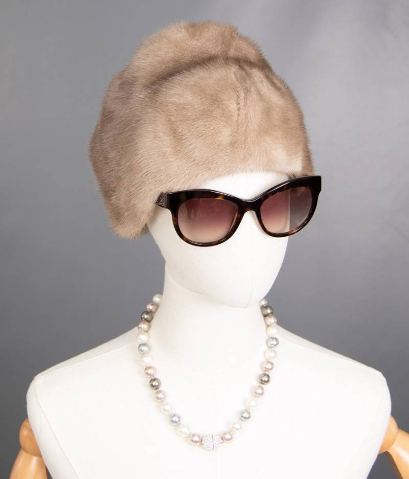 1260 Wunderschöner Echter Nerz Hut Luxus Pelz Wunderschönes Aussehen von DilartPlus