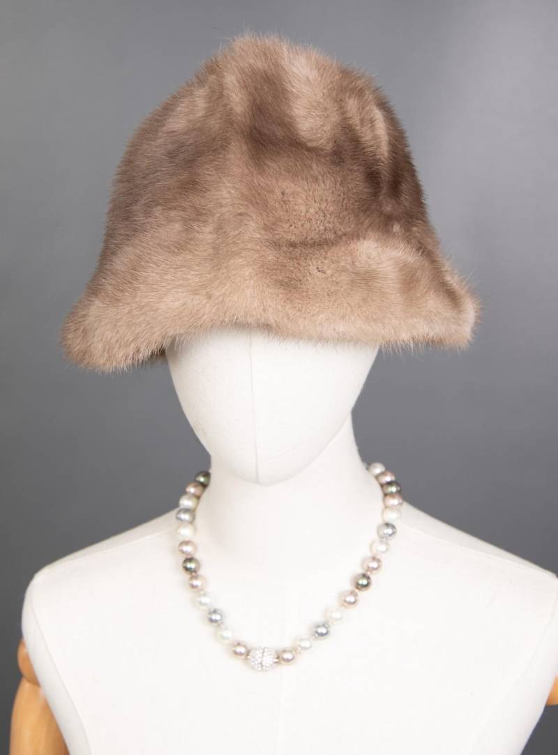 1286 Wunderschöner Echter Nerz Hut Luxus Pelz Wunderschönes Aussehen von DilartPlus