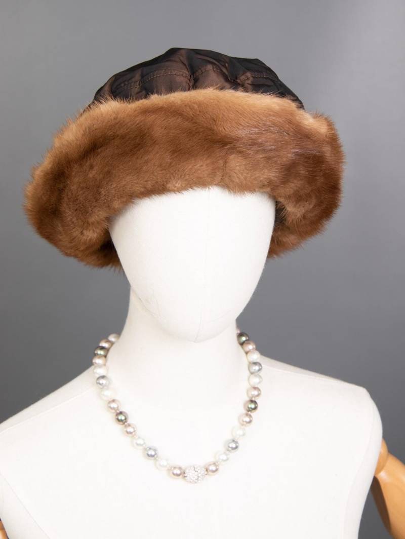 1288 Wunderschöner Echter Nerz Hut Luxus Pelz Wunderschönes Aussehen von DilartPlus