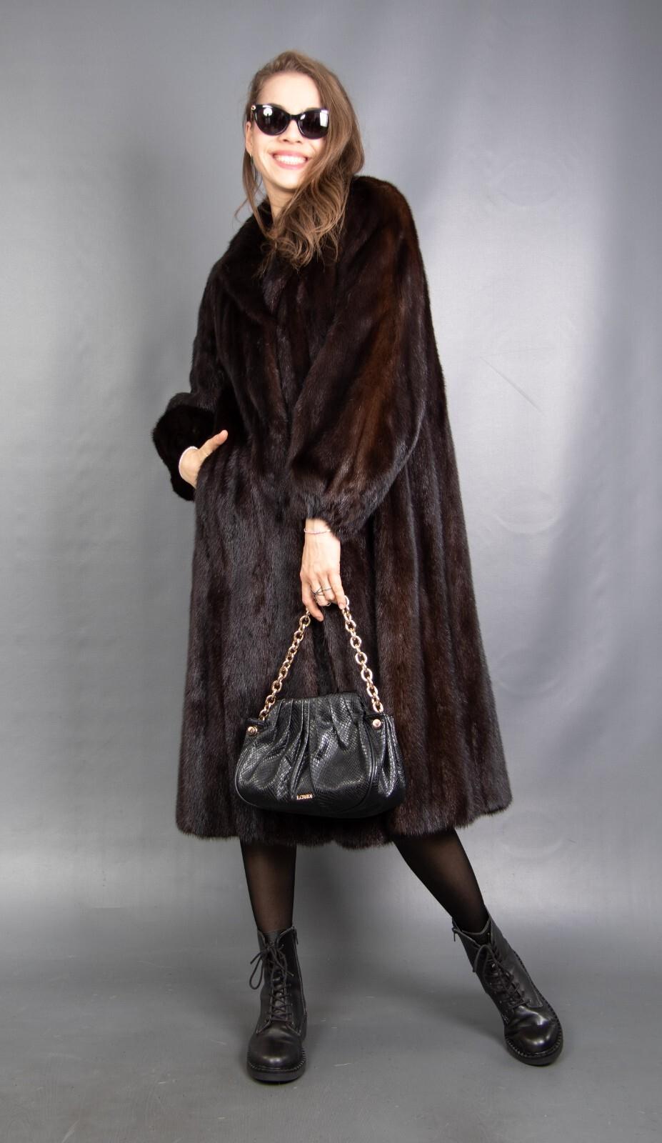 15465 Wunderschöne Echt Nerz Mantel Luxus Jacke Wunderschöner Pelz Gr. M von DilartPlus