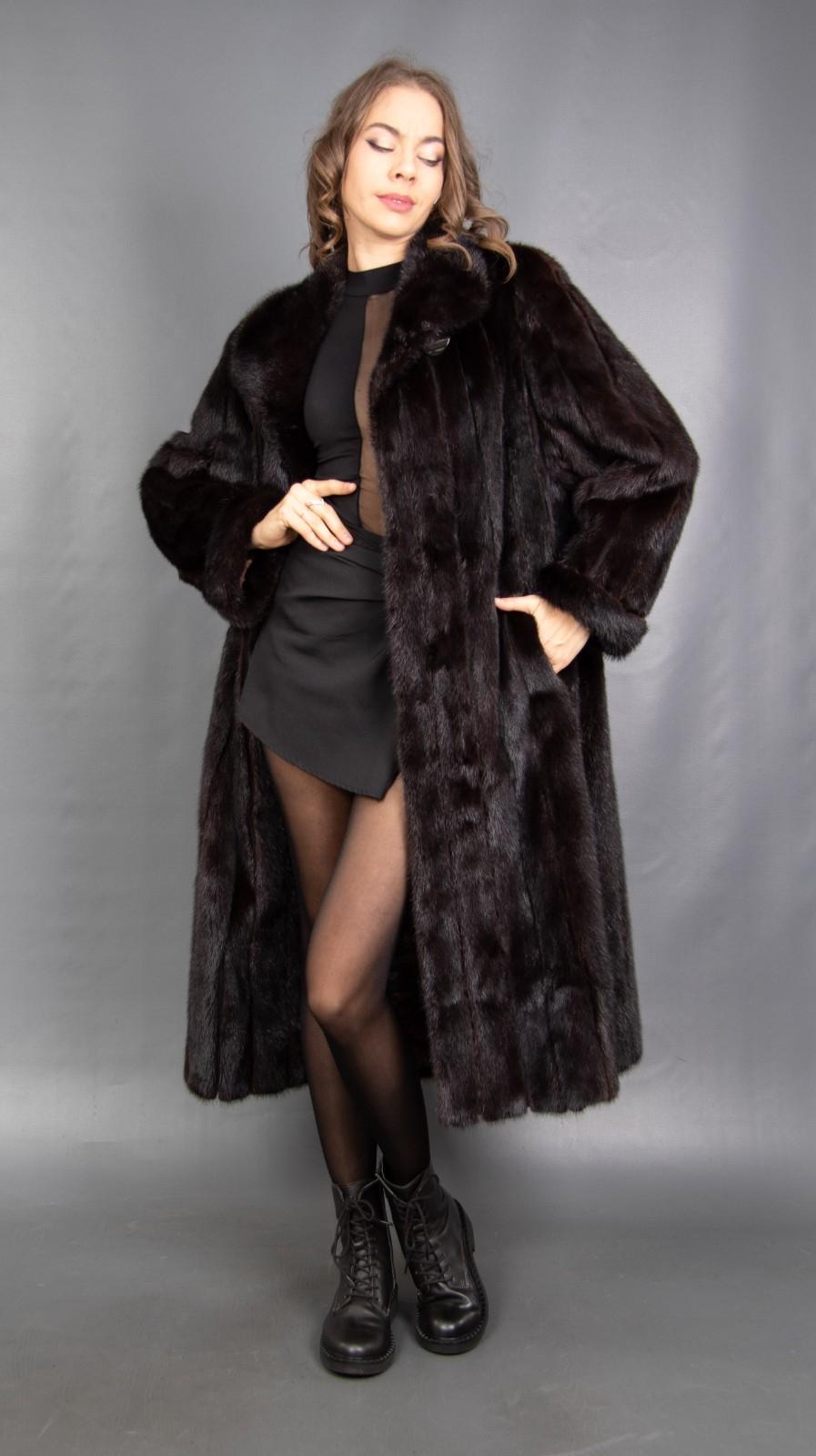 16085 Traumhafter Echt Nerz Mantel Luxus Pelz Gr. Xl von DilartPlus