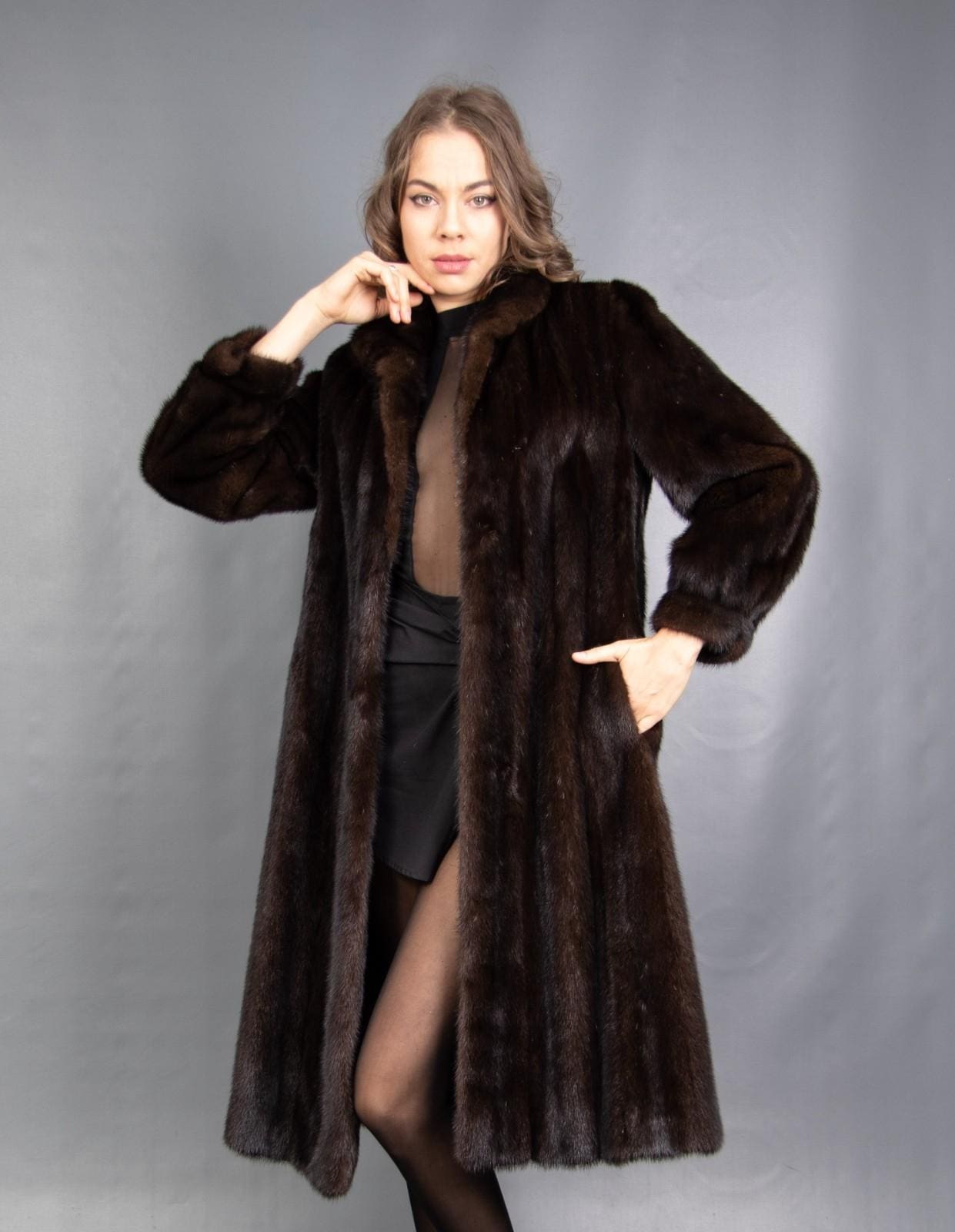 16088 Wunderschöne Echt Nerz Mantel Luxus Jacke Wunderschöner Look Pelz Gr. S 16088 Wunderschöne Echt Nerz Mantel Luxus Jacke Wunderschöner Look Pelz Gr. S von DilartPlus