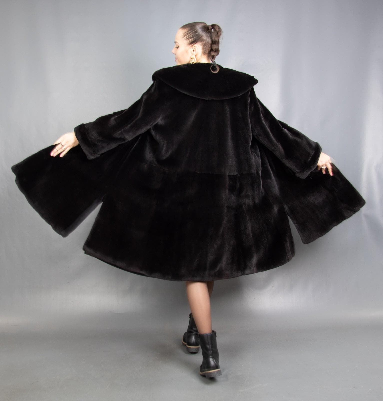 16305 Wunderschöner Echt Nerz Mantel Luxus Pelz Gr. M von DilartPlus