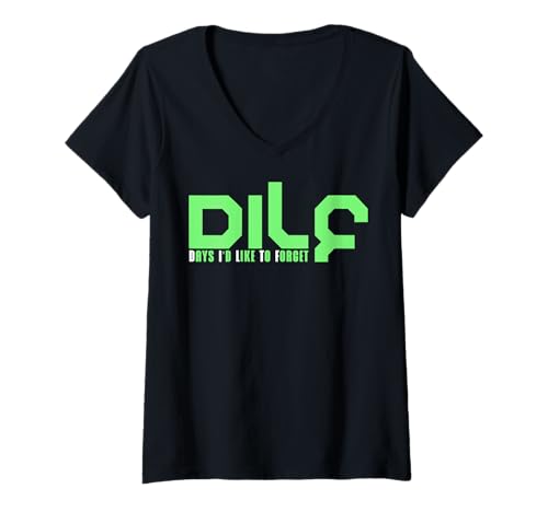 Damen Lustige Sprüche DILF T-Shirt mit V-Ausschnitt Damen Lustige Sprüche DILF T-Shirt mit V-Ausschnitt von Dilf Gifts and Apparel & Accessories