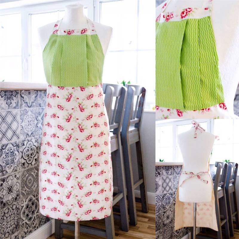 Floral Volle Schürze Für Frau Mit Rose Muster, Küche, Geschenk Brautjungfer, Brautschürze, Braut Floral Volle Schürze Für Frau Mit Rose Muster, Küche, Geschenk Brautjungfer, Brautschürze, Braut von Dillhandmade
