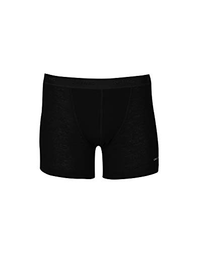 Dilling Merino Boxershorts für Herren - 100% Bio-Merinowolle Schwarz L von Dilling