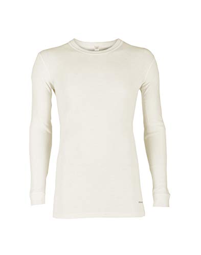 Dilling Merino Langarmshirt für Herren - 100% Natürliche Bio-Merinowäsche Natur L von Dilling