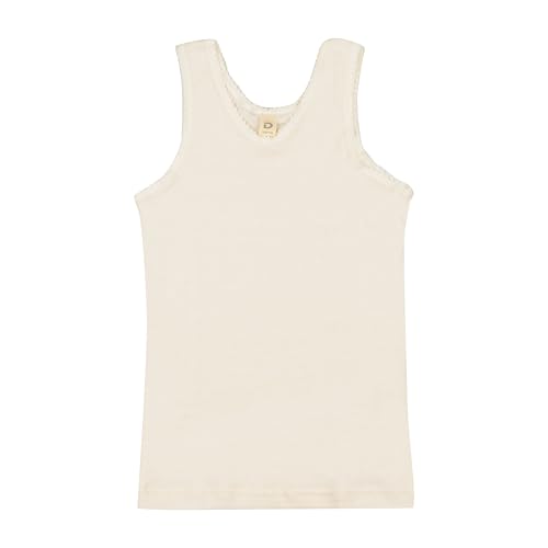 Dilling Mädchen Merino Unterhemd Natur 98-104 von Dilling