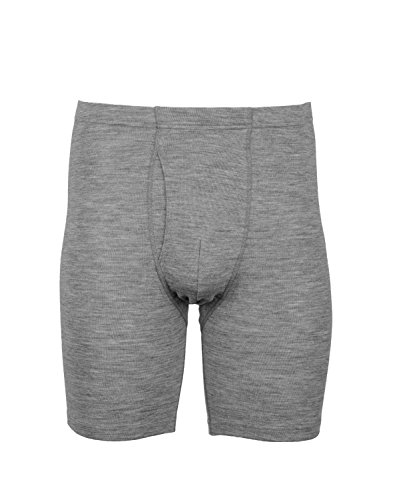 Dilling Merino Unterhose Herren - Bio Funktionsunterwäsche Grau L von Dilling