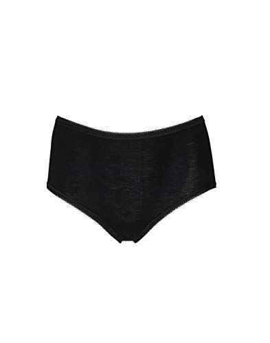 Dilling Merino Slip für Damen - Bio Unterwäsche aus Merinowolle Schwarz 36 von Dilling