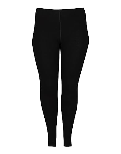 Dilling große Größen - Leggings für Damen aus 100% Bio-Merinowolle Schwarz 54 von Dilling