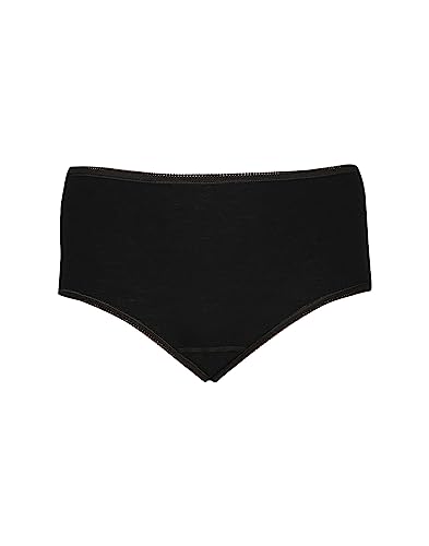 Dilling große Größen - Slip für Damen - 100% Bio-Merinowolle Schwarz 54 von Dilling