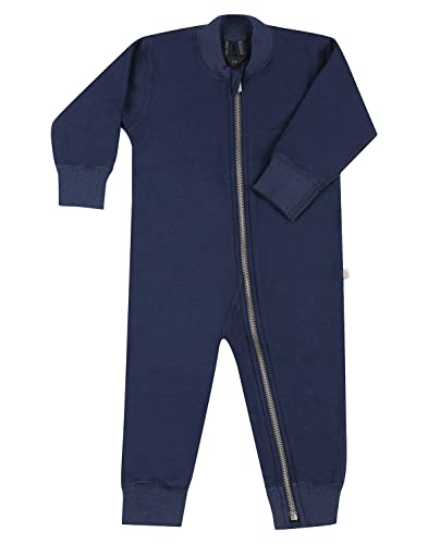 Dilling Anzug aus natürlicher Merinowolle für Babys Navy 80 von Dilling