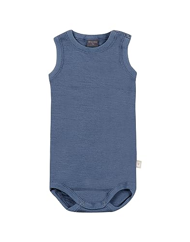 Dilling Baby Body ohne Ärmel aus Merinowolle Donnerblau 86 Dilling Baby Body ohne Ärmel aus Merinowolle Donnerblau 86 von Dilling