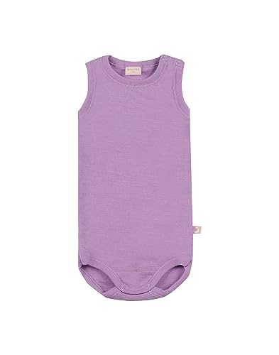 Dilling Baby Body ohne Ärmel aus Merinowolle Violette Orchidee 80 von Dilling