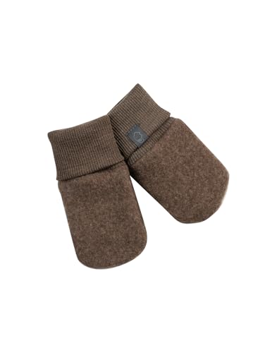 Dilling Baby Handschuhe aus Merino Wollfleece - Haselnussbraun Einheitsgröße von Dilling