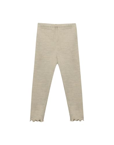 Dilling Baby Leggings mit gekräuseltem Saum aus Merinowolle - Mondstein 92 von Dilling