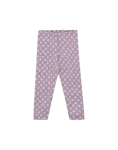 Dilling Baby-Merinowoll-Leggings mit nordischem Muster - Nordic Lila-Melange 74 von Dilling