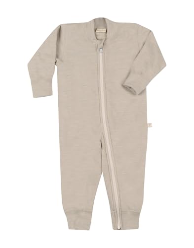 Dilling Baby Overall aus Merino Wollfrottee - Mondstein 68 von Dilling