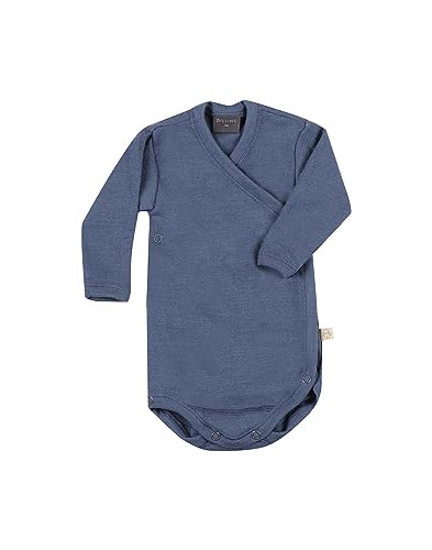 Dilling Baby Wickelbody aus Merinowolle Donnerblau 56 von Dilling