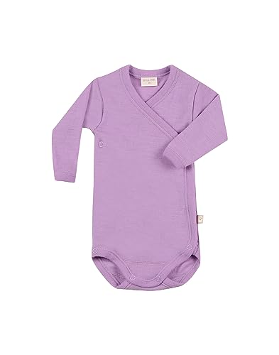 Dilling Baby Wickelbody aus Merinowolle Violette Orchidee 56 von Dilling