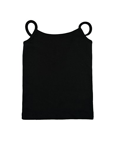 Dilling Baumwoll Unterhemd für Mädchen - Bio Unterwäsche Schwarz 134-140 von Dilling