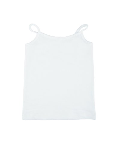 Dilling Baumwoll Unterhemd für Mädchen - Bio Unterwäsche Weiß 110-116 von Dilling