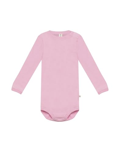 Dilling Body aus natürlicher Merinowolle/Seide für Babys - Erdbeer-Milchshake 98 von Dilling