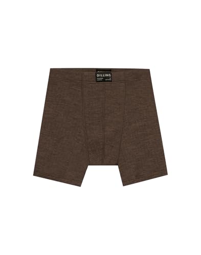 Dilling Boxershorts aus Merinowolle für Herren - Haselnussbraun L von Dilling