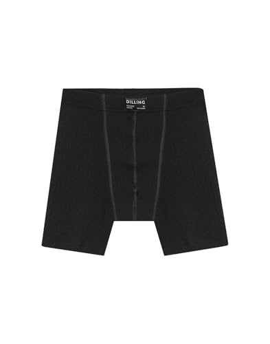 Dilling Boxershorts aus Merinowolle für Herren - Schwarz XXL von Dilling