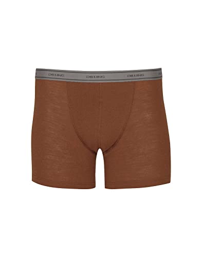 Dilling Boxershorts aus natürlicher Merinowolle für Herren Kupfer M von Dilling